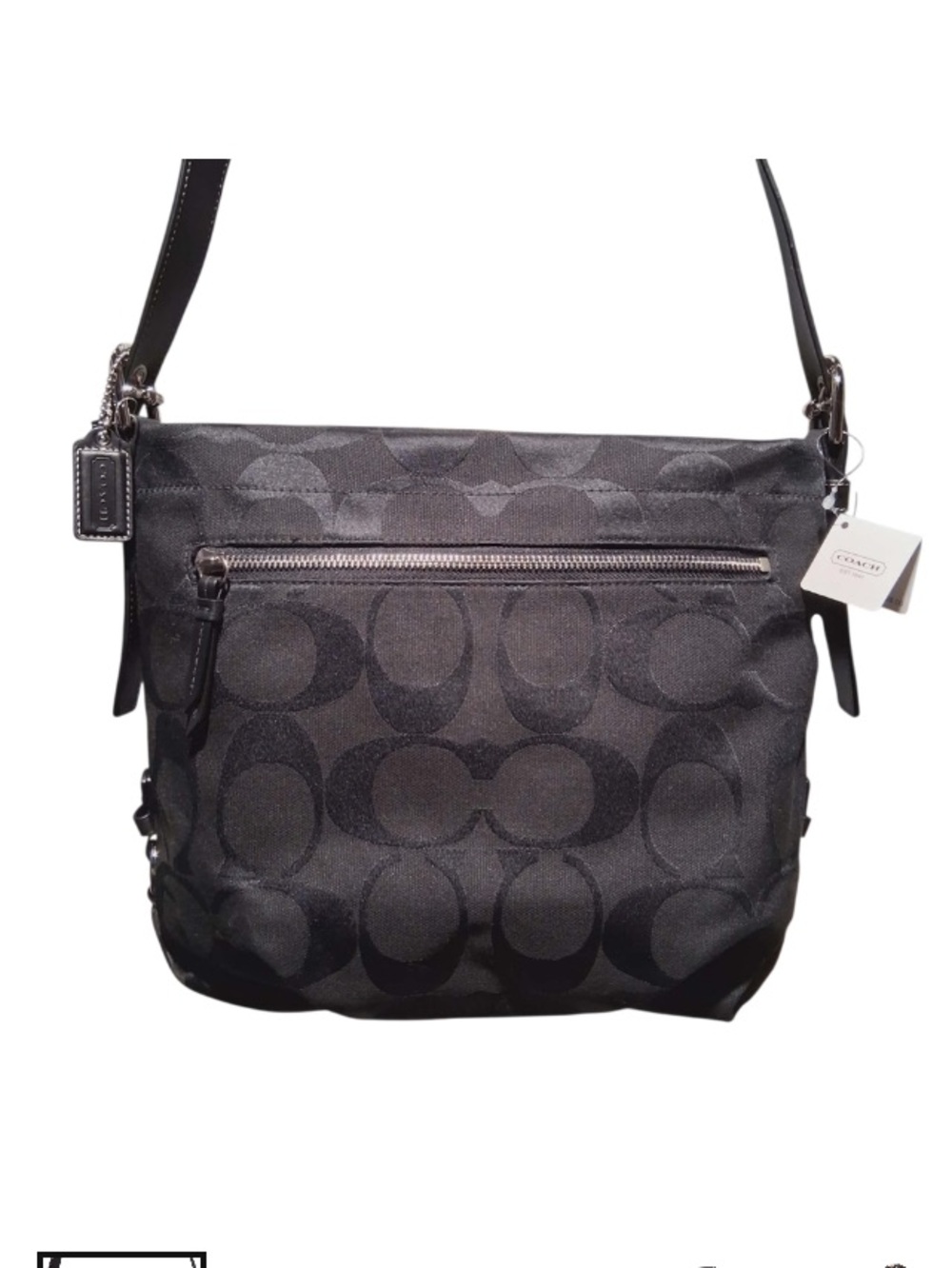 Coach Black Signature Jacquard Shoulder Crossbody Bag NWT
Santa 🧑‍🎄🎁